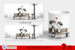 LOVE mug wrap Sublimation|LOVE mug 11oz 15oz| valentines day Product Image 2
