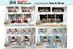 Mug Christmas Sublimation| Design Mug Wrap 11oz 15oz |Gnomes Product Image 3