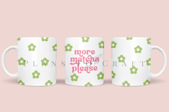 Bundle 6 Matcha 11&amp;15oz Coffee Glass Mug Wrap SVG Product Image 7