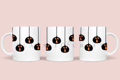 Bundle 6 Halloween 11&amp;15oz Mug Sublimation Wrap SVG Product Image 5