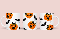 Bundle 6 Halloween 11&amp;15oz Mug Sublimation Wrap SVG Product Image 6