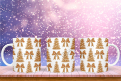 Bundle 6 Christmas Mug Sublimation Wrap SVG 11oz - 15oz Product Image 4