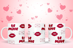 Bundle 6 Valentine 11&amp;15oz Coffee Mug SVG Cut &amp; Sublimation Product Image 4
