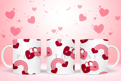 Bundle 6 Valentine 11&amp;15oz Coffee Mug SVG Cut &amp; Sublimation Product Image 3