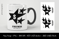 Streetwear New York City Mug Wrap Sublimation Design PNG Product Image 1