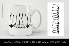 Toyko Japan Mug Wrap Sublimation Design PNG Product Image 1