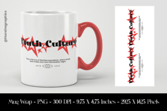 Youth Culture Mug Wrap Sublimation Design PNG Product Image 1