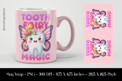 Tooth Fairy Magic Mug Wrap Sublimation Design PNG Product Image 1