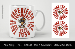 Pizza Vibes Real Taste Style Mug Wrap Sublimation Design PNG Product Image 1