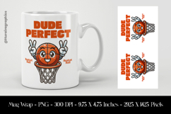 Dude Perfect Basket Ball Mug Wrap Sublimation Design PNG Product Image 1