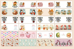 Holiday &amp; Seasonal Mug Wraps Bundle Sublimation Designs Product Image 2