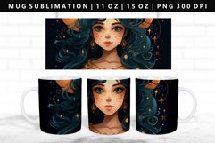 Zodiac Sign 11oz, 15oz Mug Sublimation | Mug Wrap PNG Product Image 1