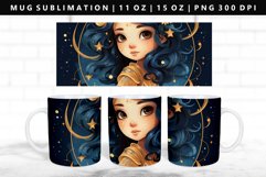 Zodiac Sign 11oz, 15oz Mug Sublimation | Mug Wrap PNG Product Image 1