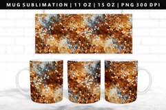 Sequin 11oz, 15oz Mug Sublimation | Mug Wrap PNG Product Image 1