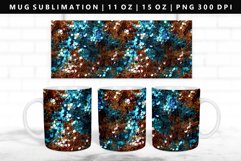 Sequin 11oz, 15oz Mug Sublimation | Mug Wrap PNG Product Image 1