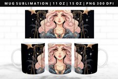 Zodiac Sign 11oz, 15oz Mug Sublimation | Mug Wrap PNG Product Image 1