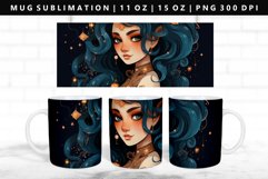Zodiac Sign 11oz, 15oz Mug Sublimation | Mug Wrap PNG Product Image 1