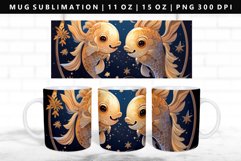 Zodiac Sign 11oz, 15oz Mug Sublimation | Mug Wrap PNG Product Image 1
