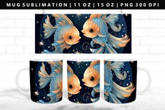 Zodiac Sign 11oz, 15oz Mug Sublimation | Mug Wrap PNG Product Image 1