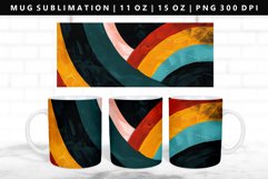 Retro Pop Art 11oz, 15oz Mug Sublimation | Mug Wrap PNG Product Image 1