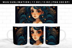 Zodiac Sign 11oz, 15oz Mug Sublimation | Mug Wrap PNG Product Image 1