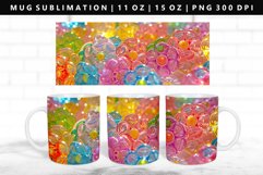 Flower 11oz, 15oz Mug Sublimation | Mug Wrap PNG Product Image 1