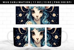 Zodiac Sign 11oz, 15oz Mug Sublimation | Mug Wrap PNG Product Image 1