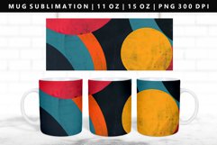 Retro Pop Art 11oz, 15oz Mug Sublimation | Mug Wrap PNG Product Image 1