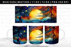 Celestial 11oz, 15oz Mug Sublimation | Mug Wrap PNG Product Image 1