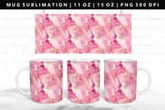 Alcohol Ink 11oz, 15oz Mug Sublimation | Mug Wrap PNG Product Image 1