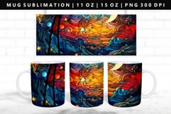 Celestial 11oz, 15oz Mug Sublimation | Mug Wrap PNG Product Image 1