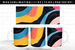 Retro Pop Art 11oz, 15oz Mug Sublimation | Mug Wrap PNG Product Image 1
