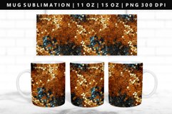 Sequin 11oz, 15oz Mug Sublimation | Mug Wrap PNG Product Image 1