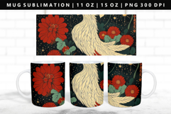 Hanafuda 11oz, 15oz Mug Sublimation | Mug Wrap PNG Product Image 1