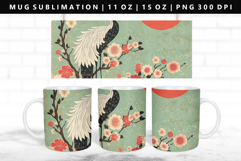 Hanafuda 11oz, 15oz Mug Sublimation | Mug Wrap PNG Product Image 1