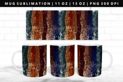 Sequin 11oz, 15oz Mug Sublimation | Mug Wrap PNG Product Image 1