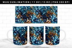 Sequin 11oz, 15oz Mug Sublimation | Mug Wrap PNG Product Image 1