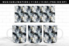 Alcohol Ink 11oz, 15oz Mug Sublimation | Mug Wrap PNG Product Image 1