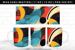Retro Pop Art 11oz, 15oz Mug Sublimation | Mug Wrap PNG Product Image 1