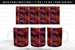 Knitted 11oz, 15oz Mug Sublimation | Mug Wrap PNG Product Image 1