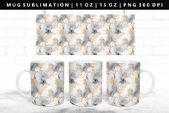 Alcohol Ink 11oz, 15oz Mug Sublimation | Mug Wrap PNG Product Image 1