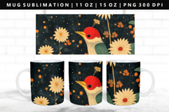 Hanafuda 11oz, 15oz Mug Sublimation | Mug Wrap PNG Product Image 1
