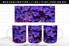 Flower 11oz, 15oz Mug Sublimation | Mug Wrap PNG Product Image 1