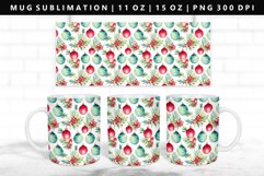 Christmas 11oz, 15oz Mug Sublimation | Mug Wrap PNG Product Image 1