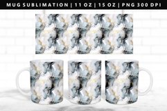 Alcohol Ink 11oz, 15oz Mug Sublimation | Mug Wrap PNG Product Image 1