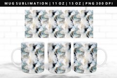 Alcohol Ink 11oz, 15oz Mug Sublimation | Mug Wrap PNG Product Image 1