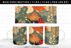Hanafuda 11oz, 15oz Mug Sublimation | Mug Wrap PNG Product Image 1