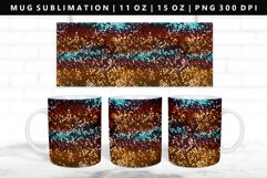 Sequin 11oz, 15oz Mug Sublimation | Mug Wrap PNG Product Image 1