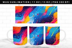 Retro Pop Art 11oz, 15oz Mug Sublimation | Mug Wrap PNG Product Image 1