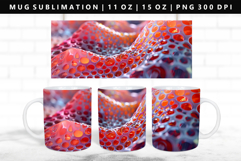 Abstract 11oz, 15oz Mug Sublimation | Mug Wrap PNG Product Image 1